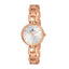 Blush Gold Elegance - Half Moon Silver