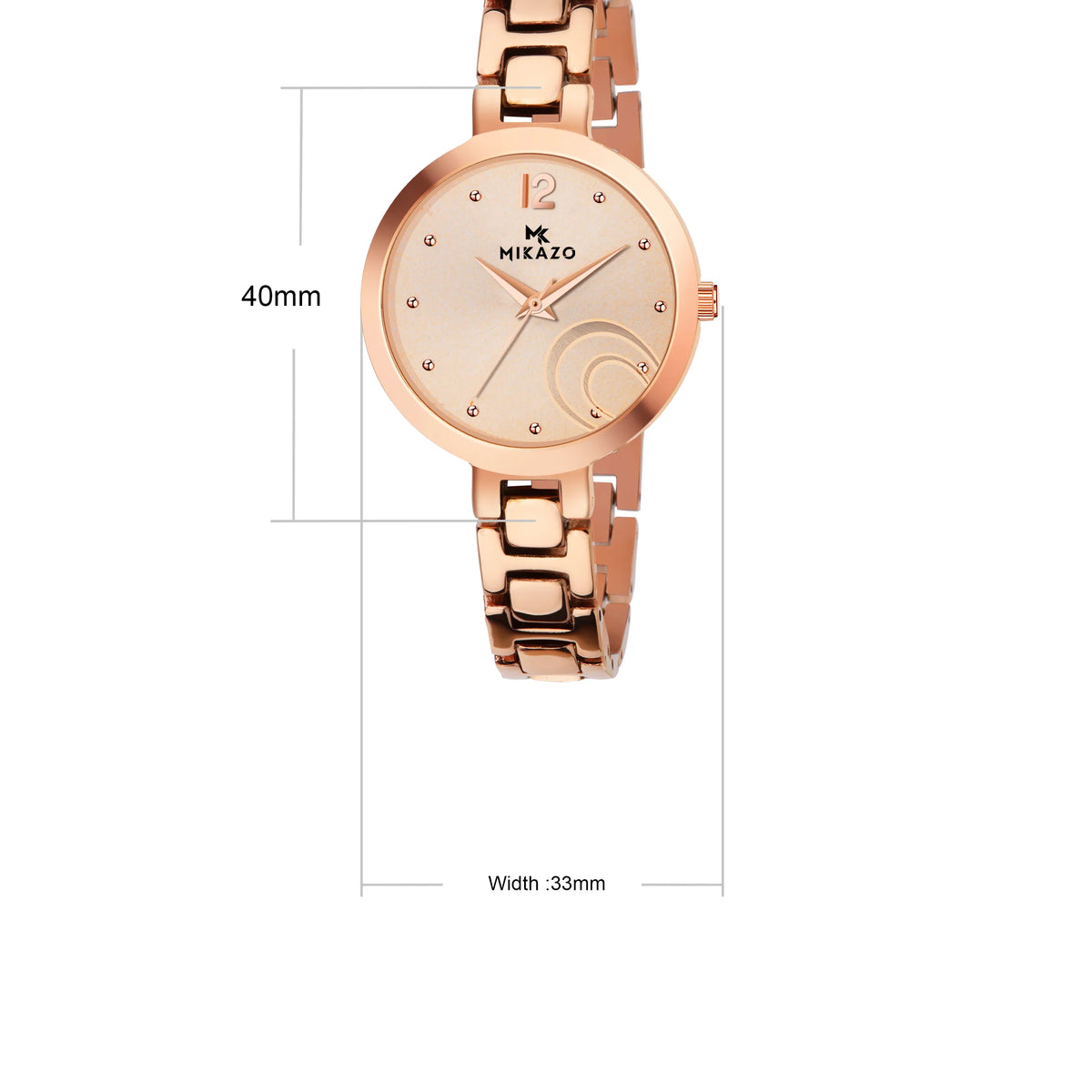 Elegant Blush Glow - Half Moon Rosegold