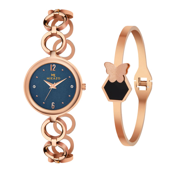 Soft Rosegold Aura - Blue