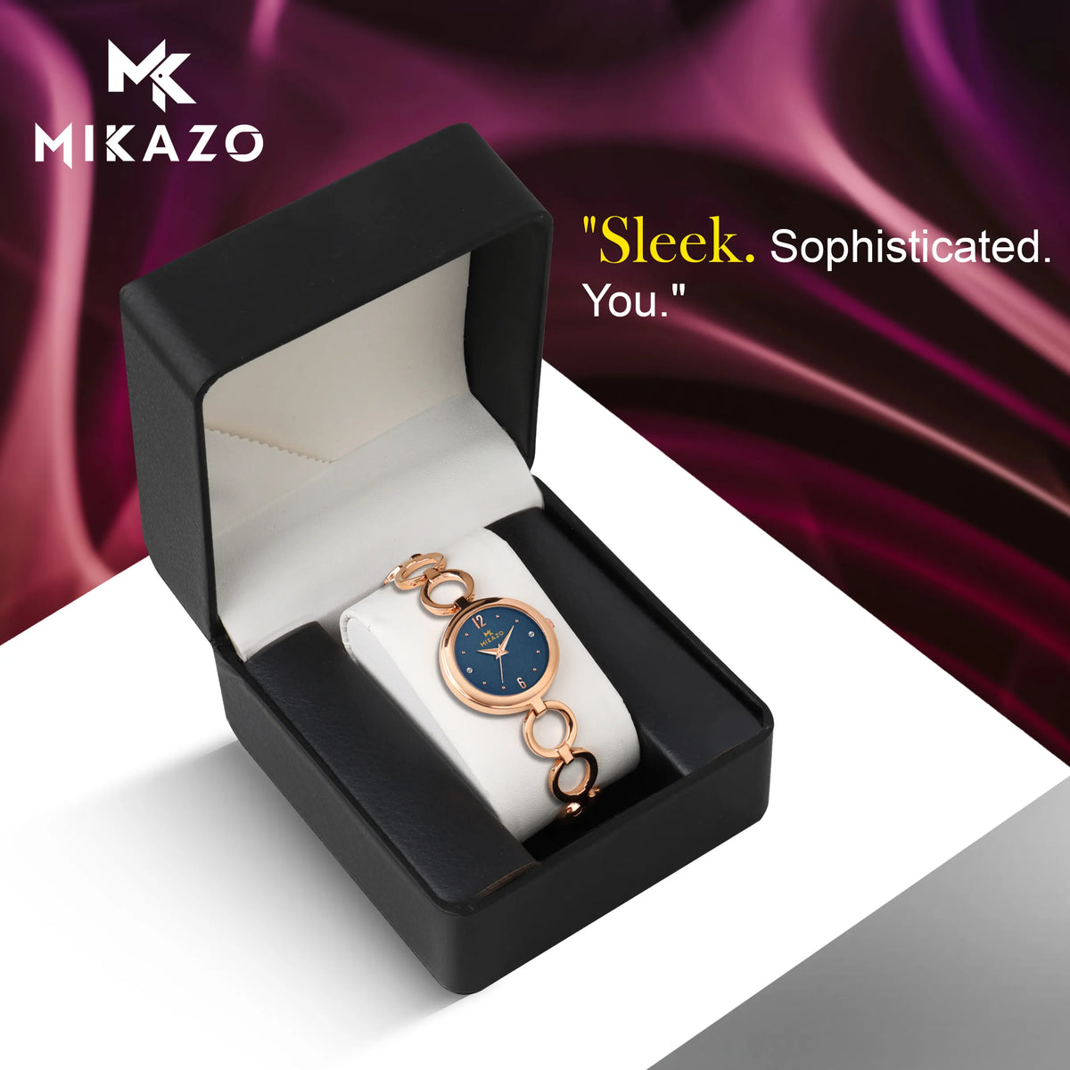 Soft Rosegold Aura - Blue