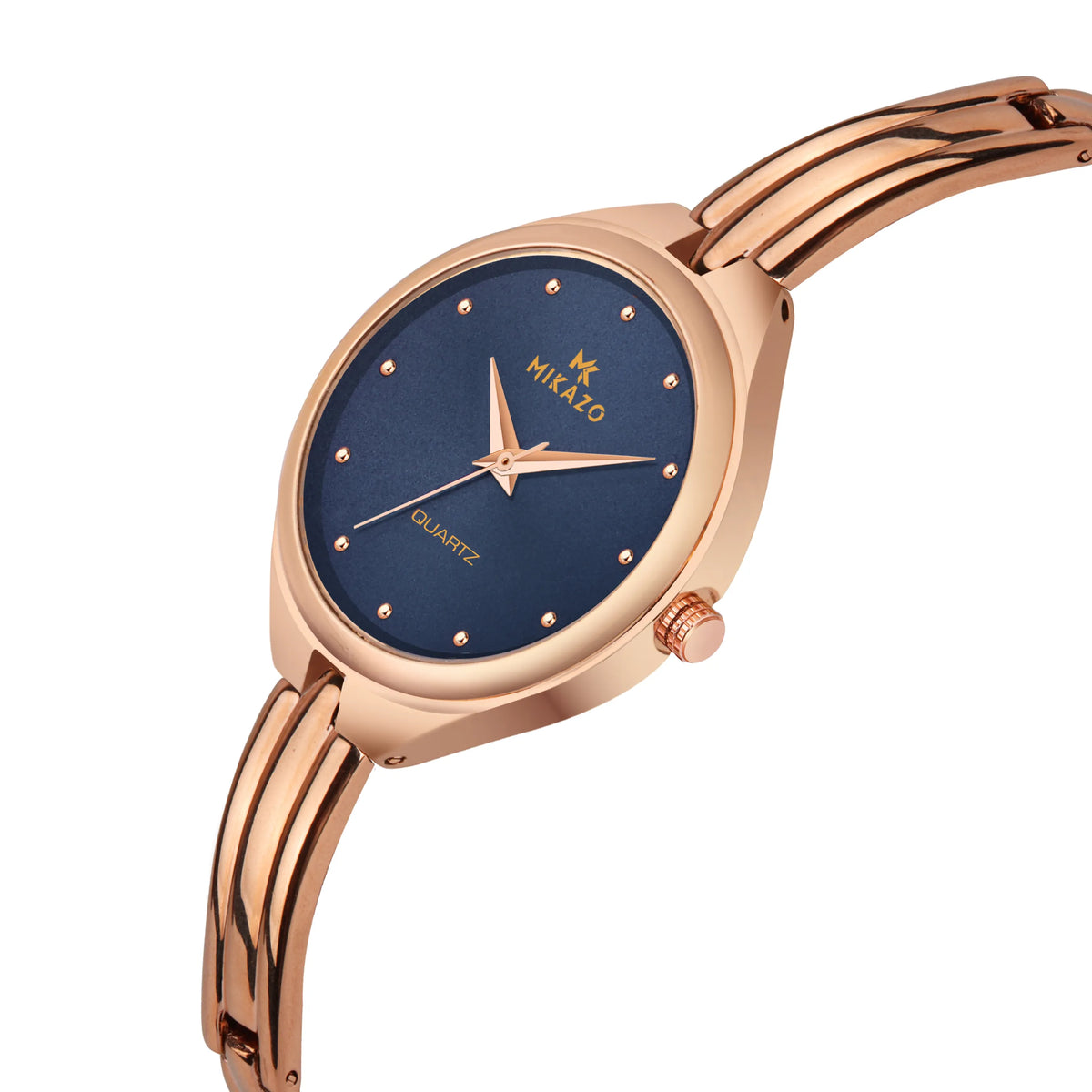 Shimmering Copper Glow - Blue