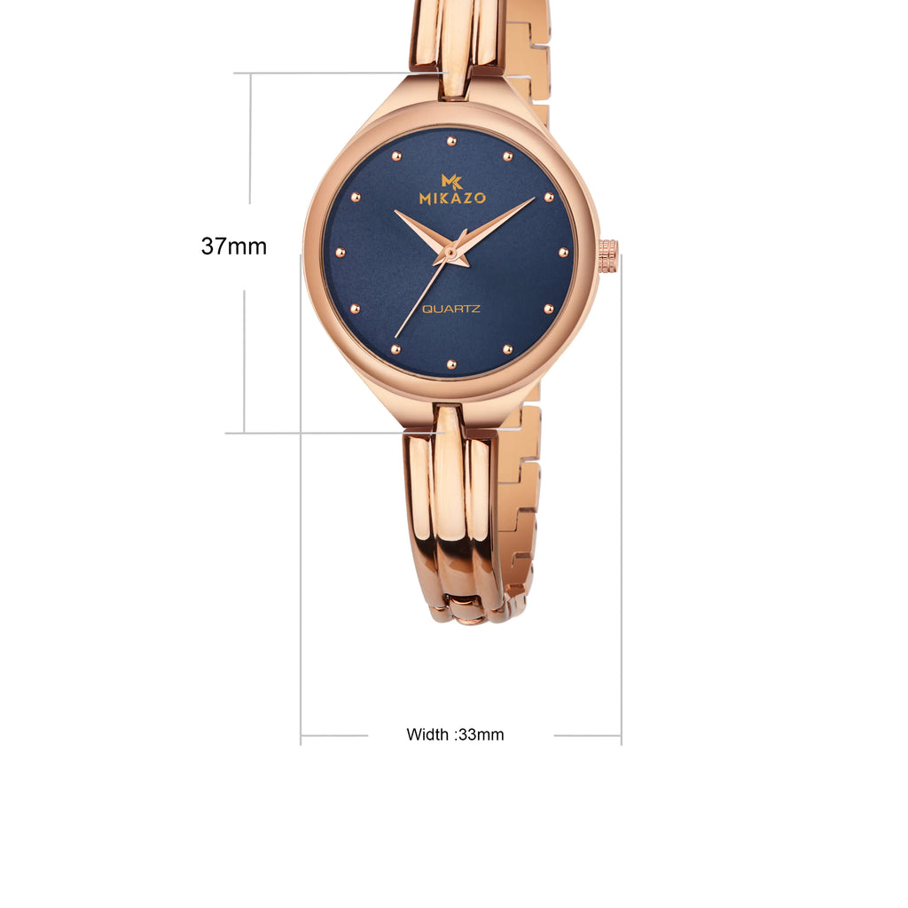 Shimmering Copper Glow - Blue