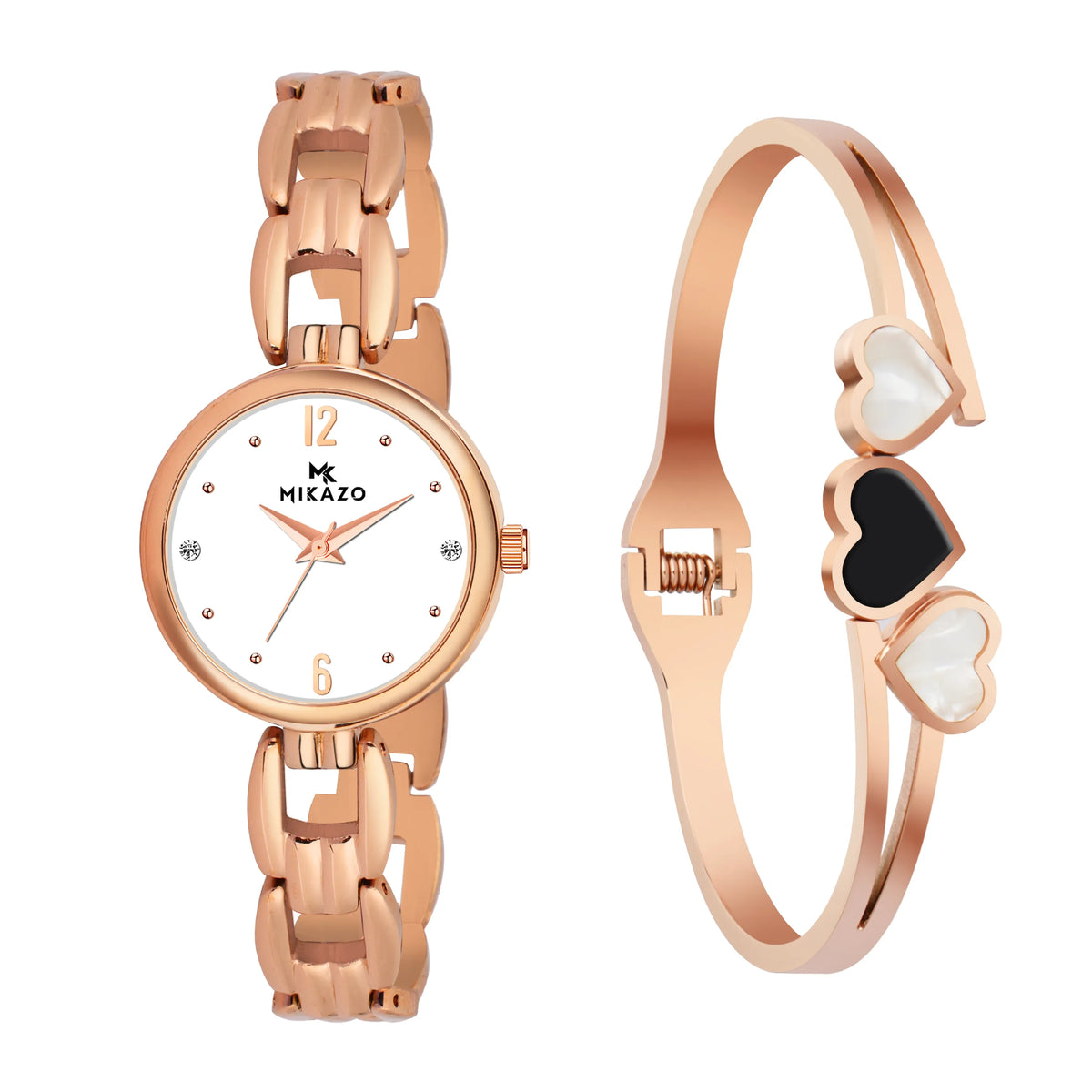 Blush Gold Elegance - White