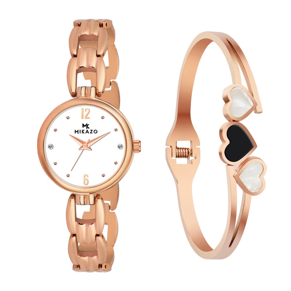 Blush Gold Elegance - White