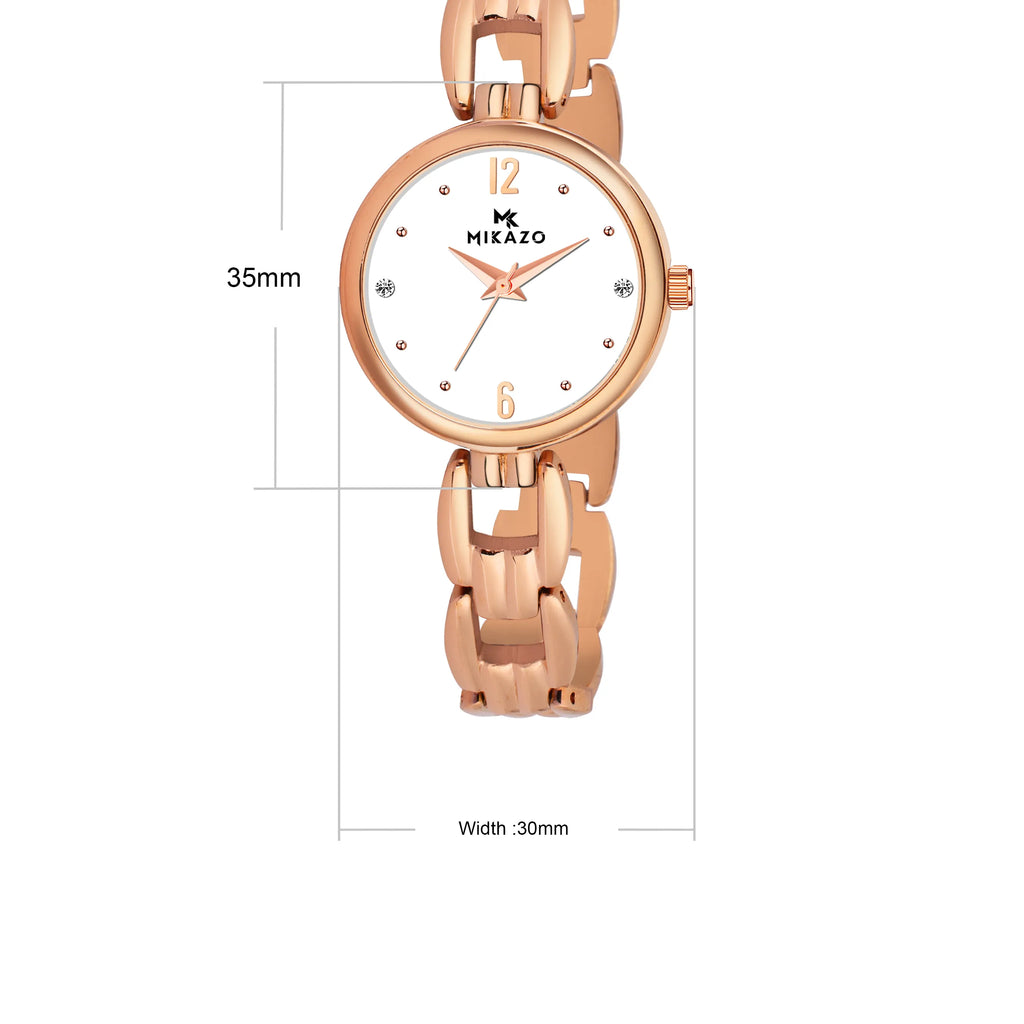 Blush Gold Elegance - White