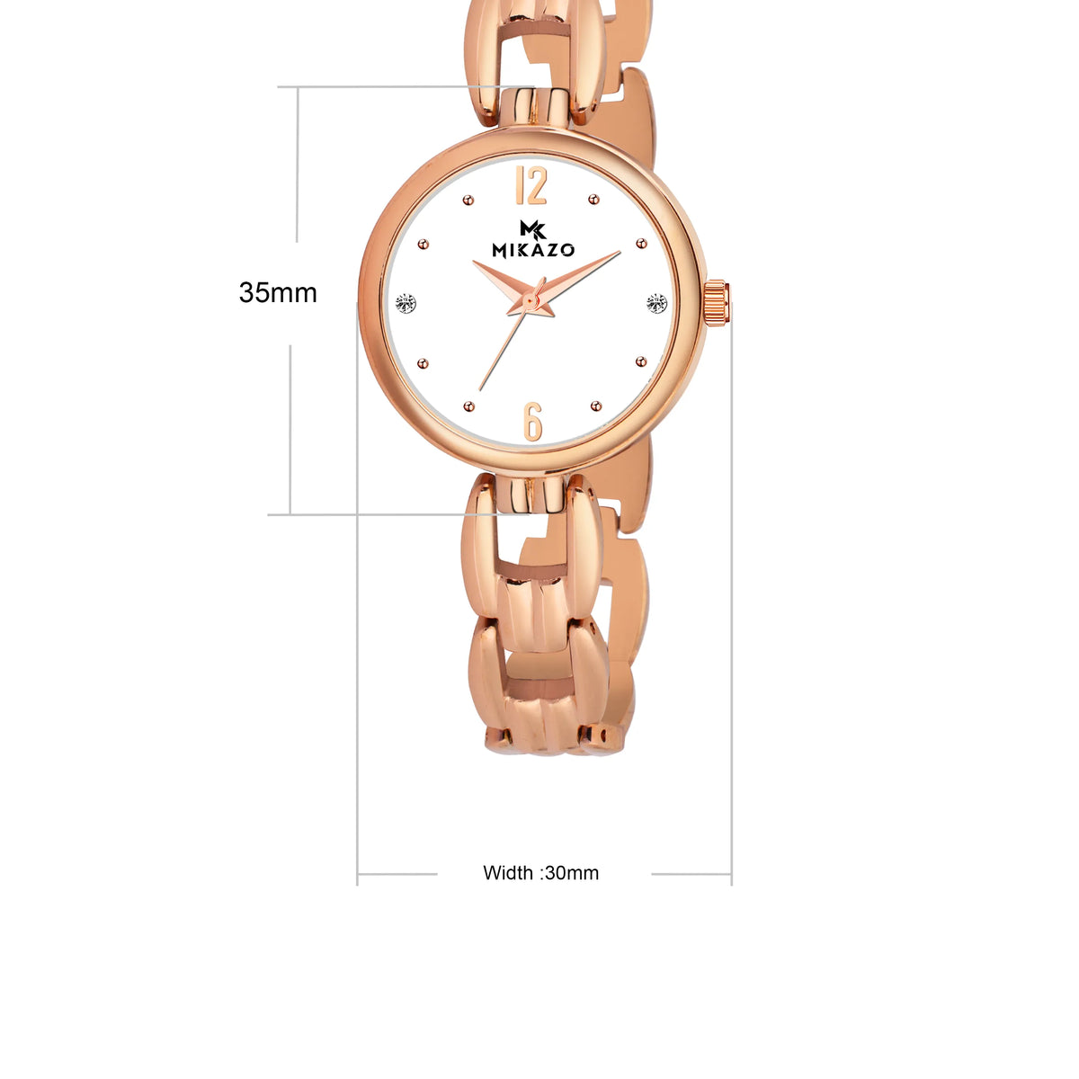 Blush Gold Elegance - White