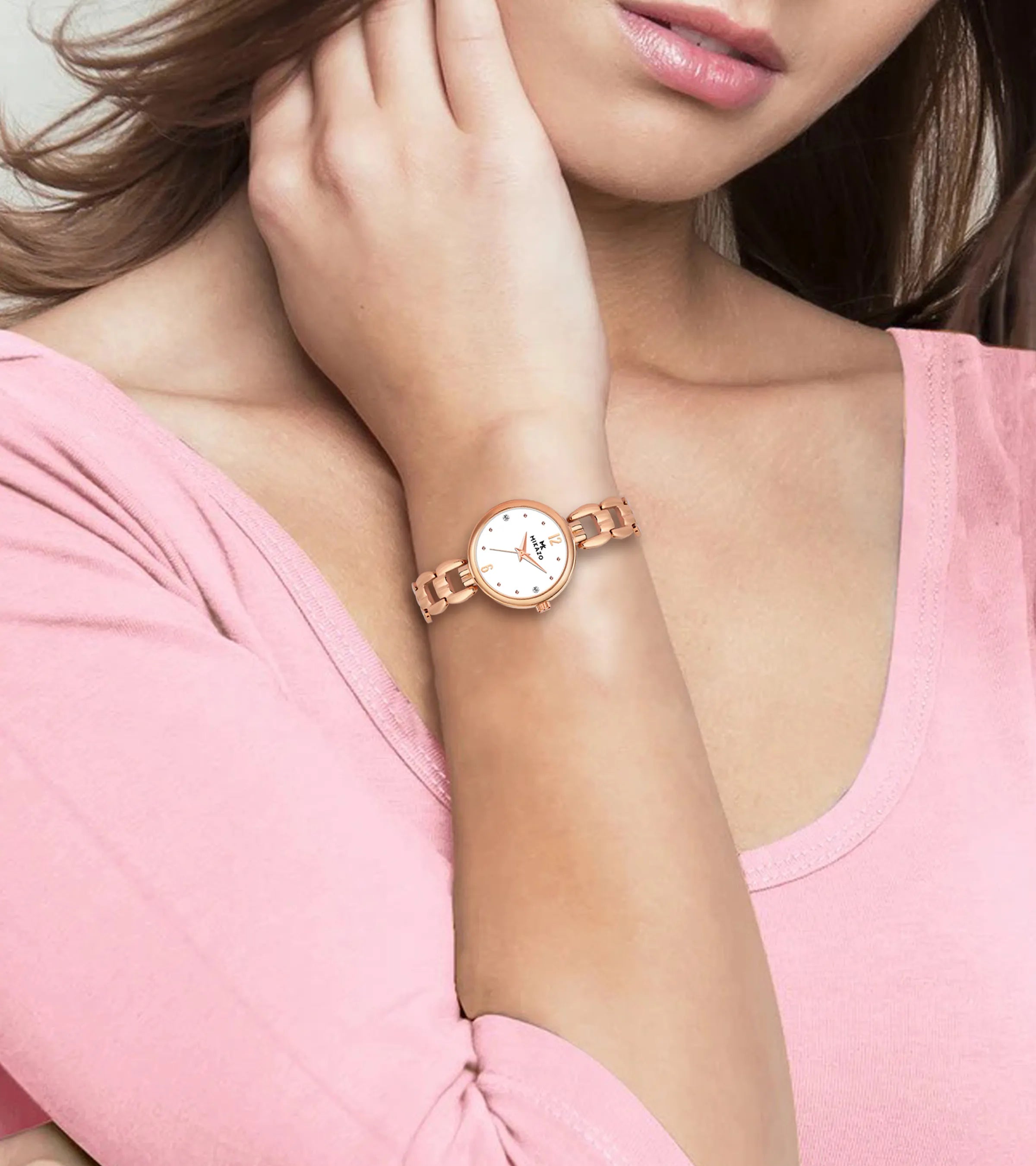 Blush Gold Elegance - White Secondary image