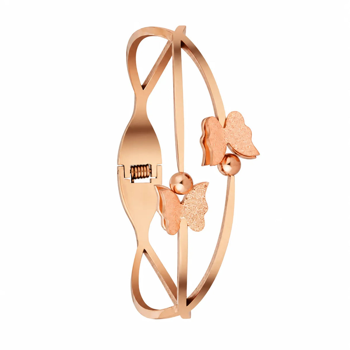 Butterfly Duet Rose Gold Bracelet Main image