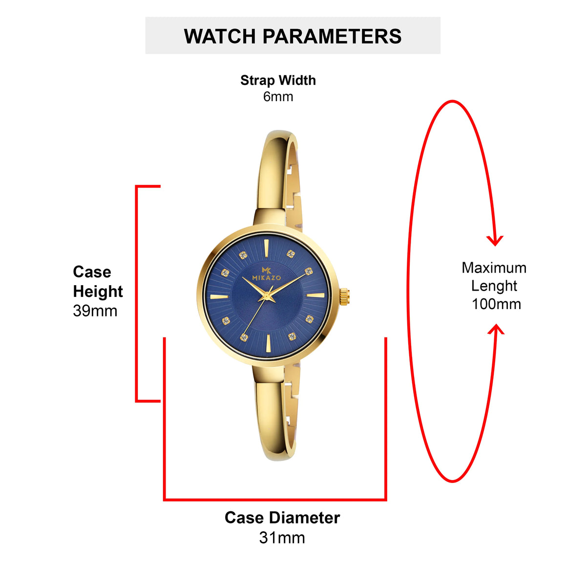 Gold Elegance - Blue