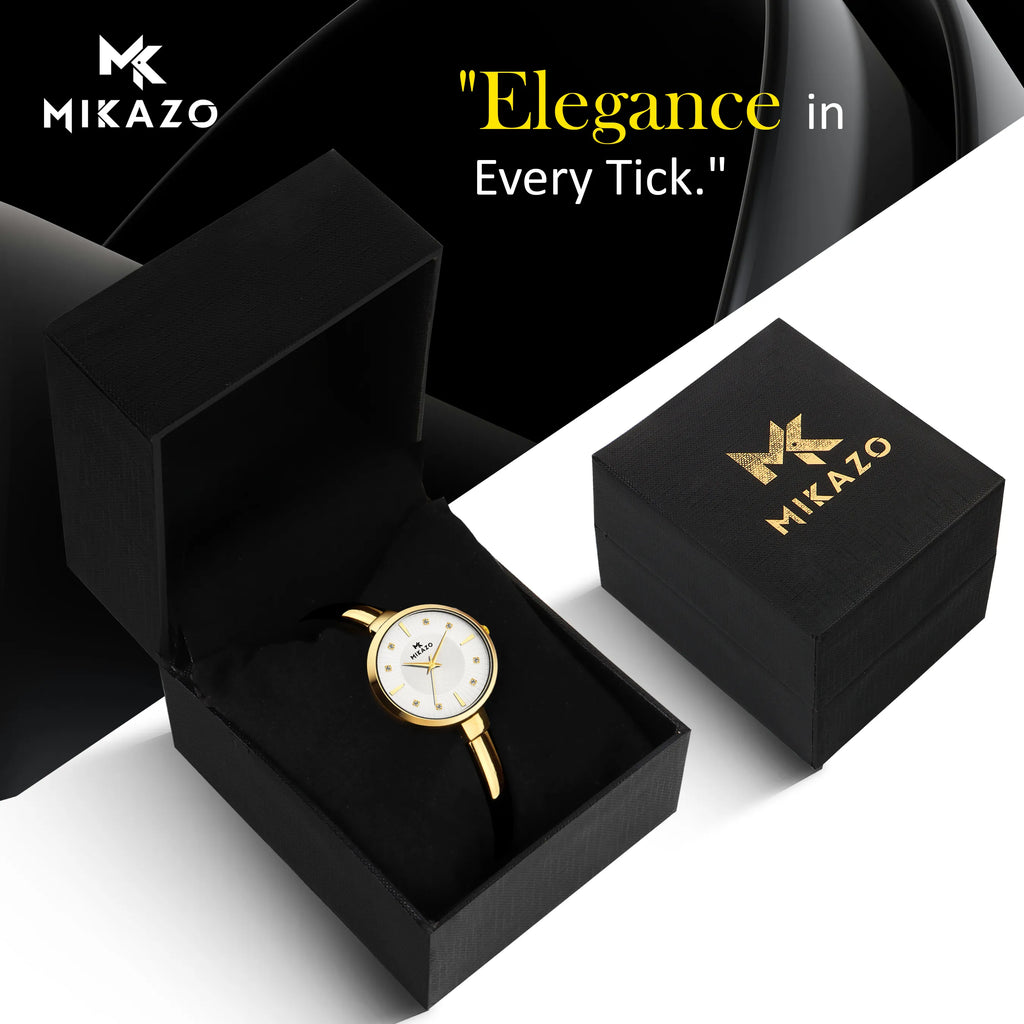 Gold Elegance - White
