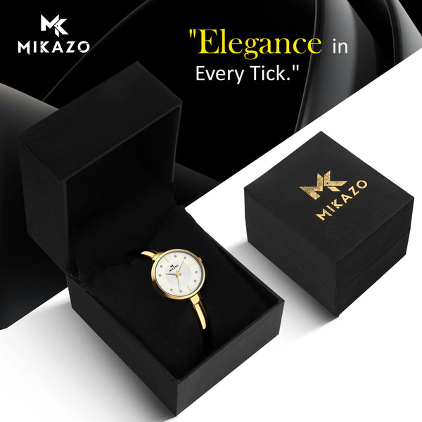 Gold Elegance - White