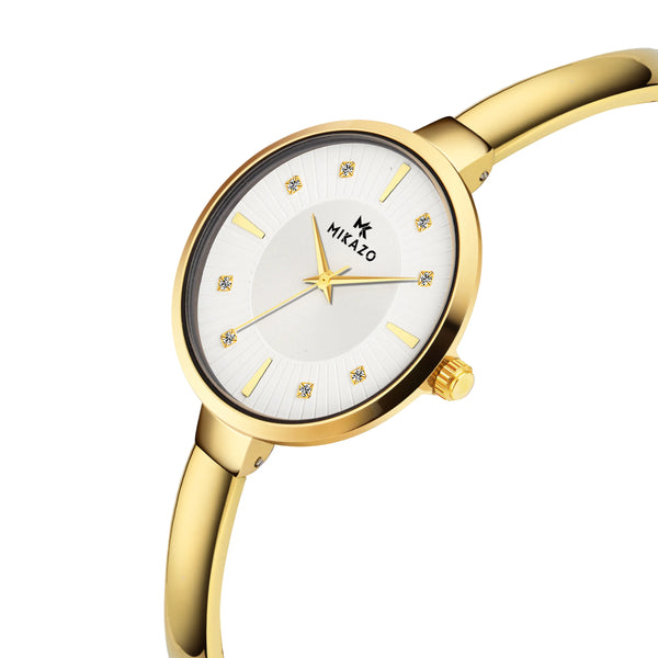 Gold Elegance - White