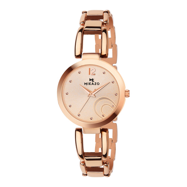 Soft Copper Gleam - Half Moon Rosegold