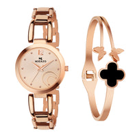 Soft Copper Gleam - Half Moon Rosegold