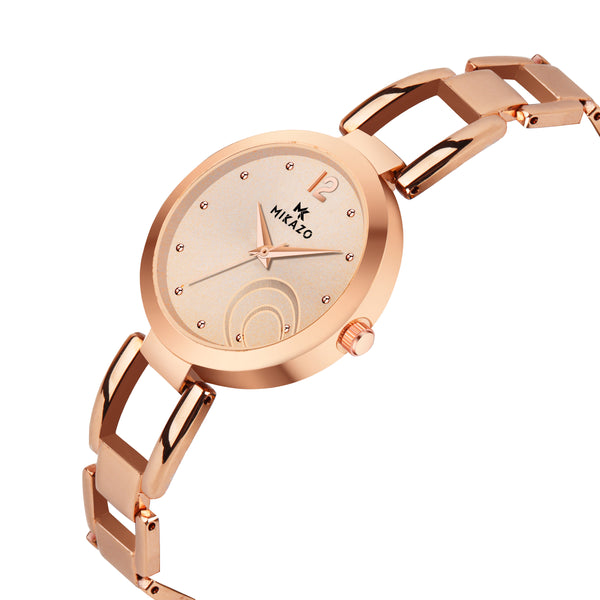 Soft Copper Gleam - Half Moon Rosegold