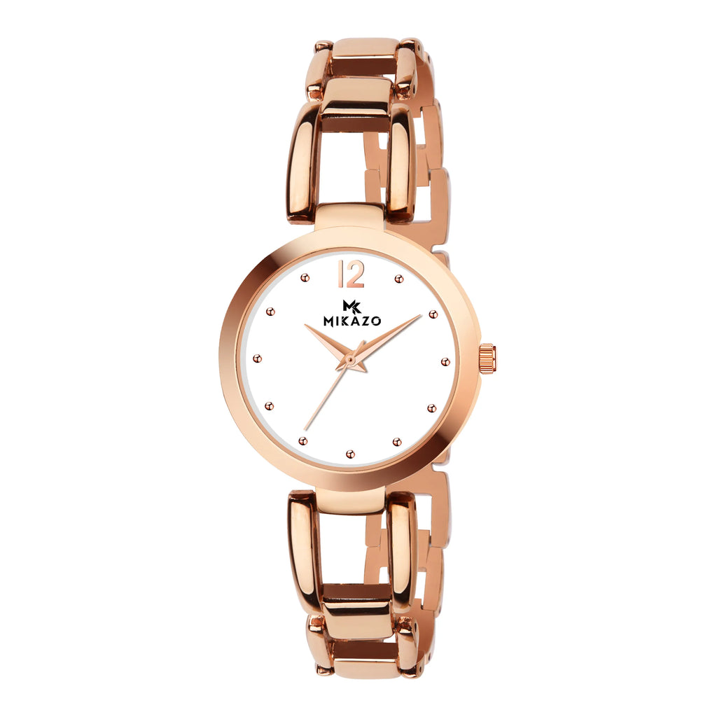 Soft Copper Gleam - White