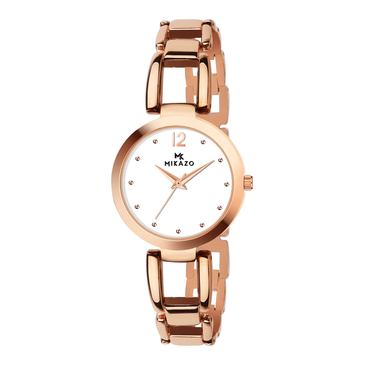 Soft Copper Gleam - White