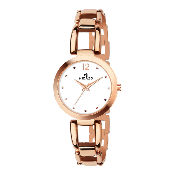 Soft Copper Gleam - White