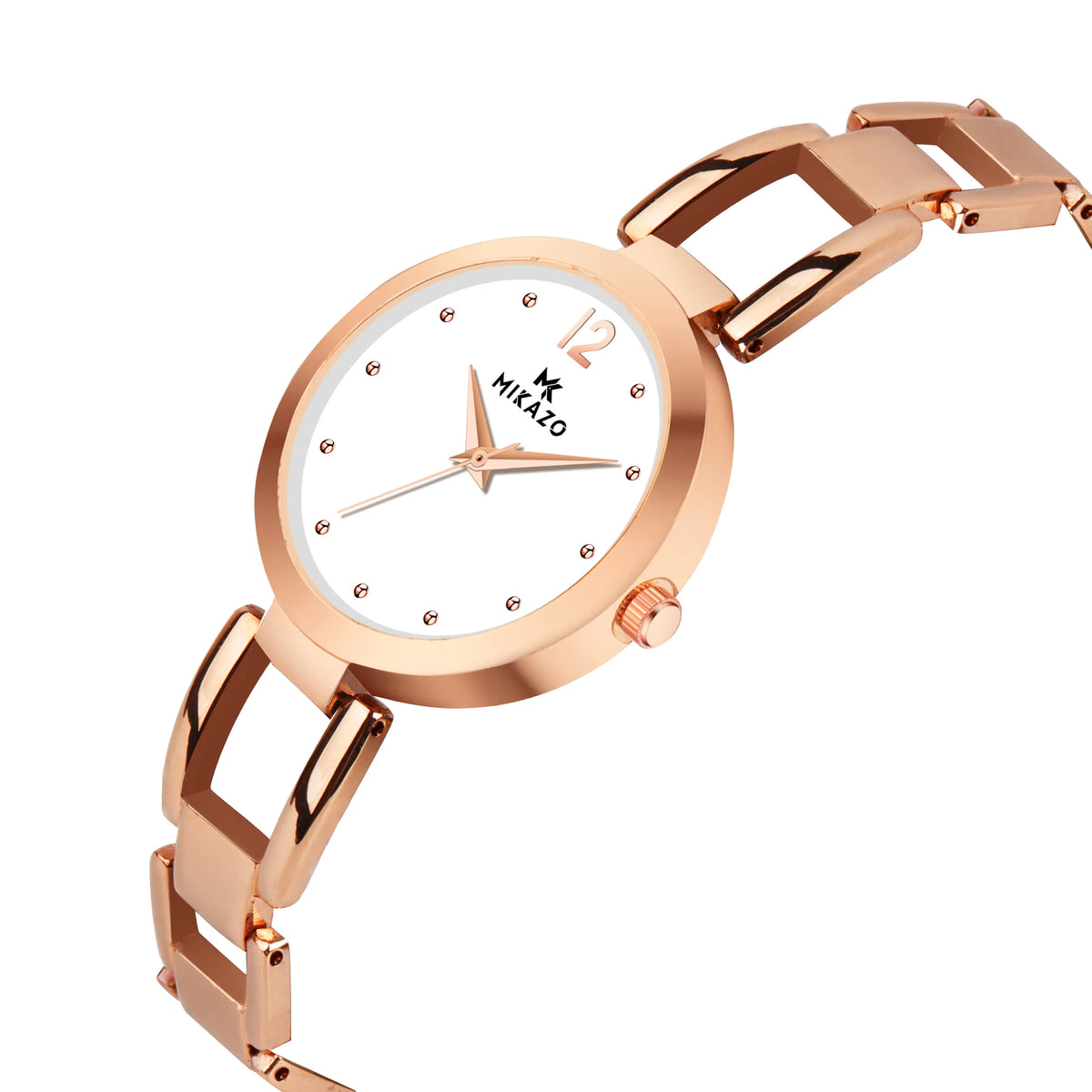 Soft Copper Gleam - White