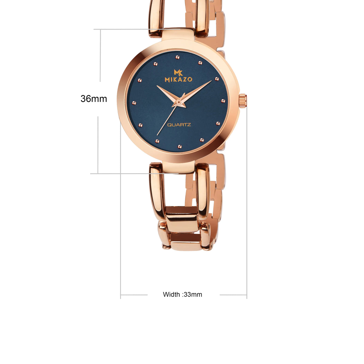 Soft Copper Gleam - Blue