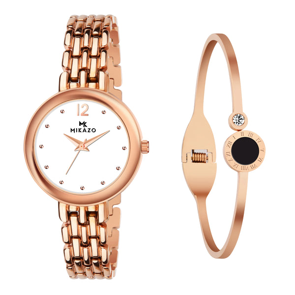 Copper Luxe Brilliance - White