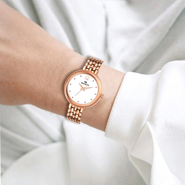 Copper Luxe Brilliance - White