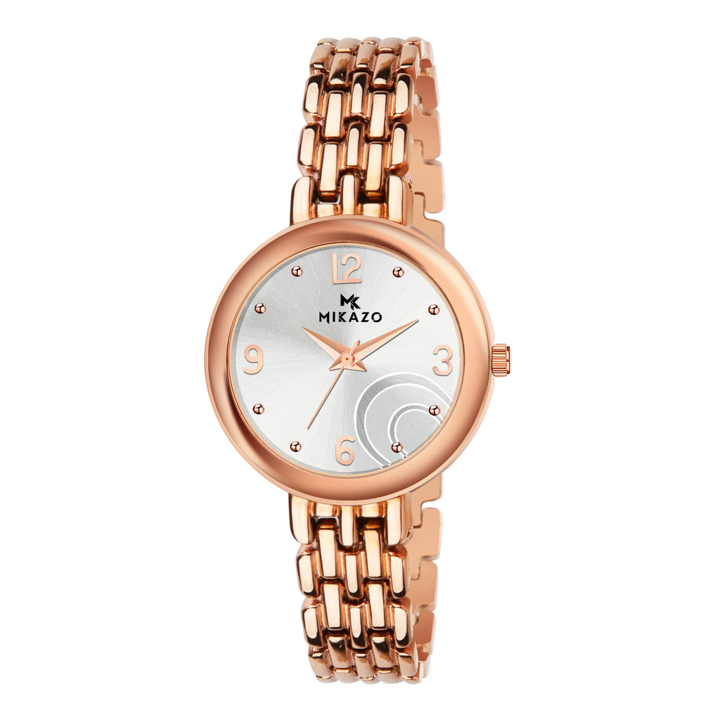 Copper Luxe Brilliance - Half Moon Silver