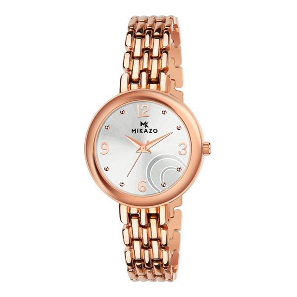 Copper Luxe Brilliance - Half Moon Silver