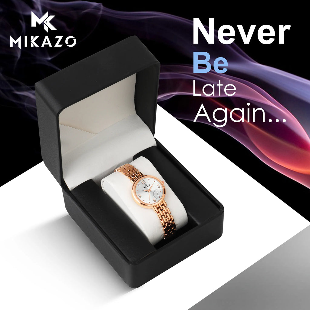 Copper Luxe Brilliance - Half Moon Silver