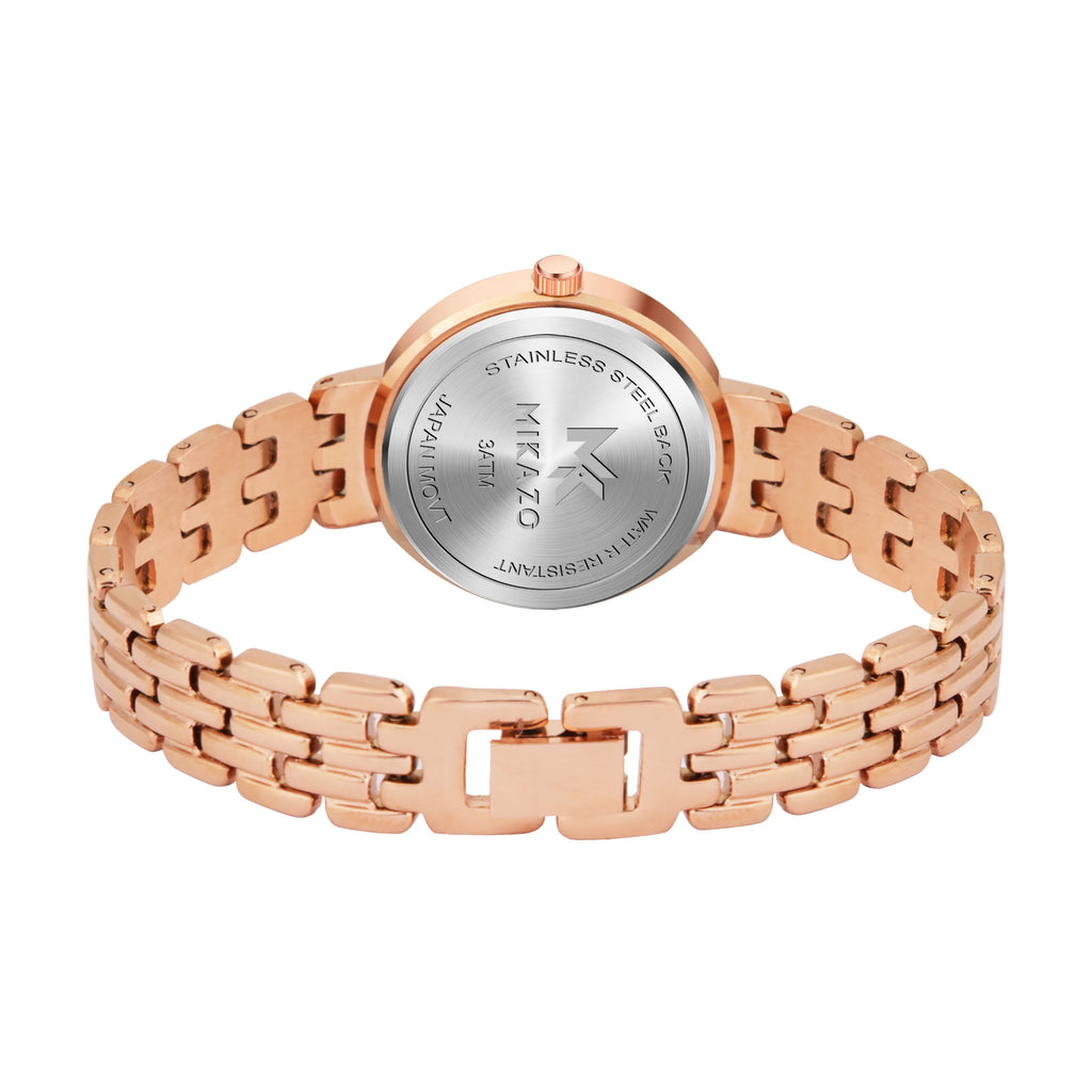 Copper Luxe Brilliance - Half Moon Silver