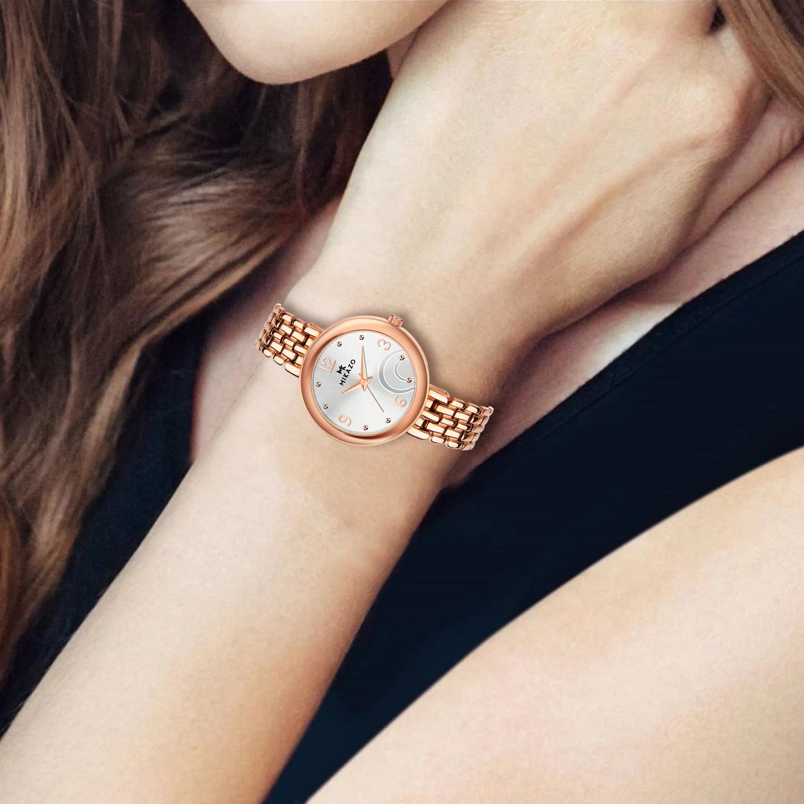 Copper Luxe Brilliance - Half Moon Silver Secondary image