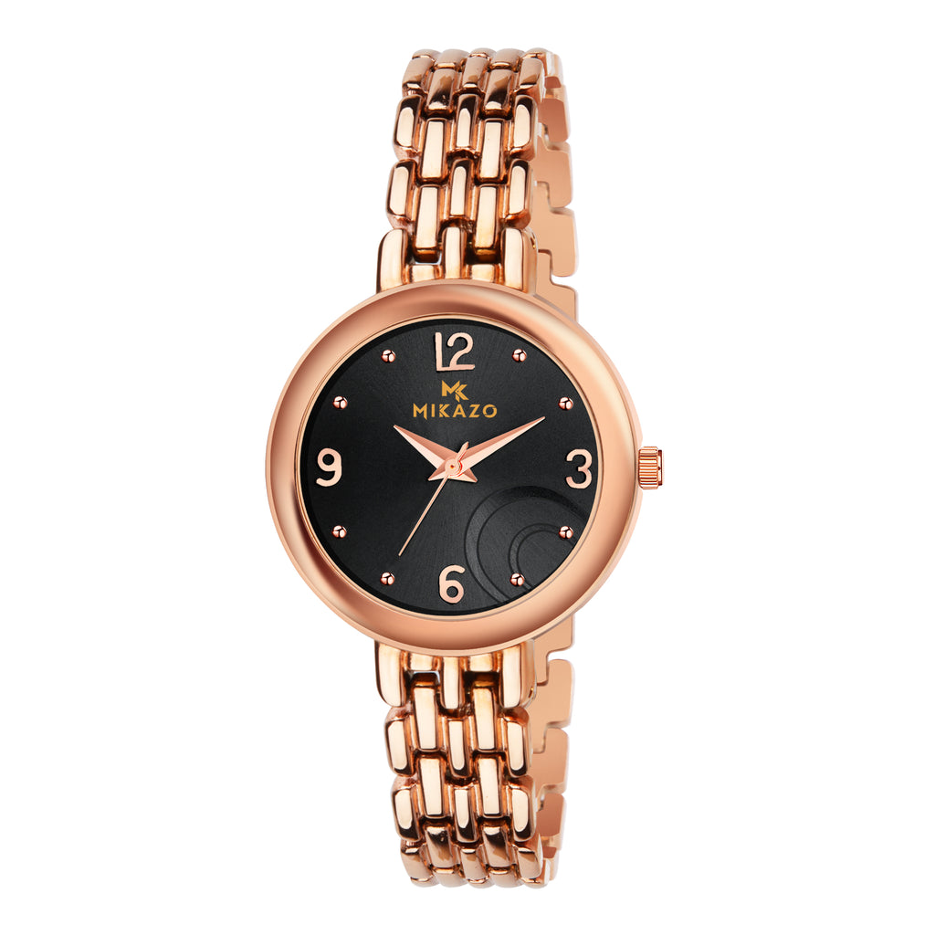 Copper Luxe Brilliance - Half Moon Black