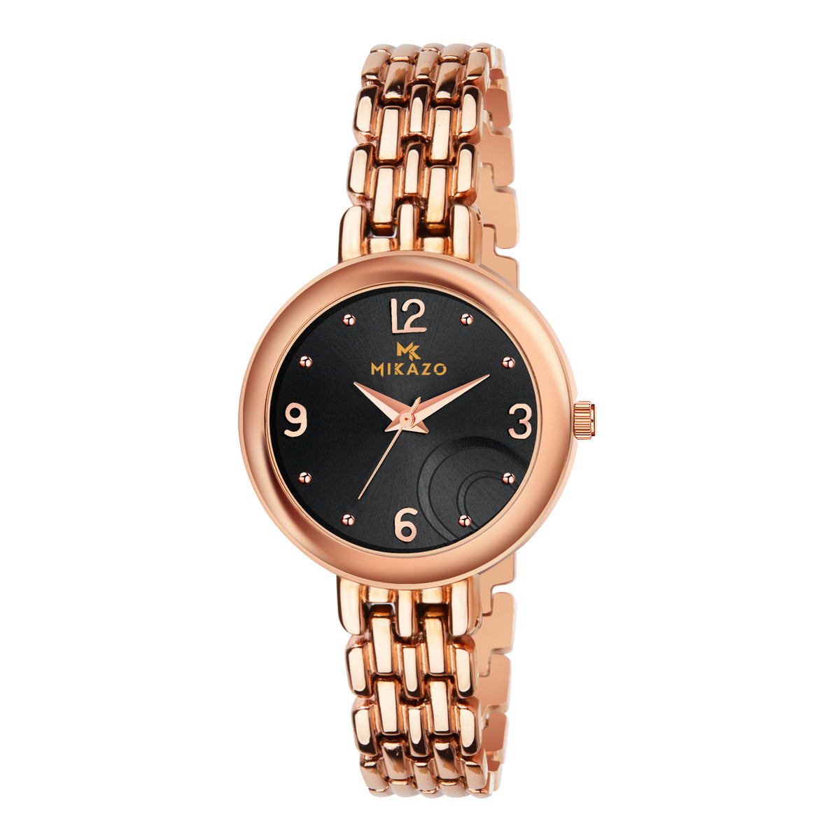 Copper Luxe Brilliance - Half Moon Black