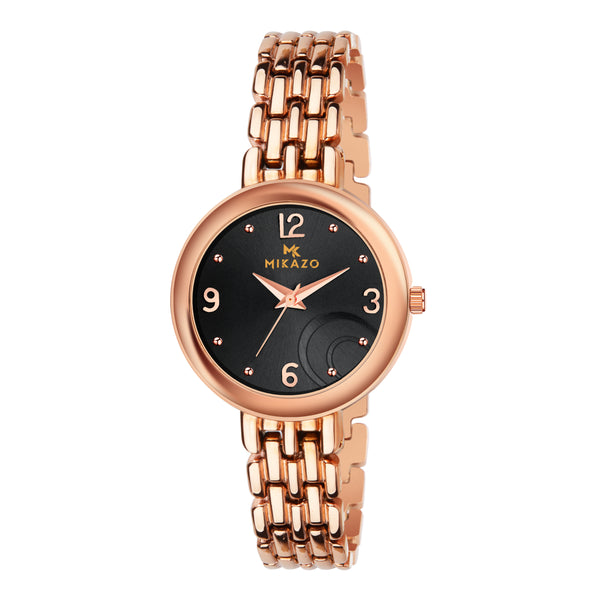 Copper Luxe Brilliance - Half Moon Black
