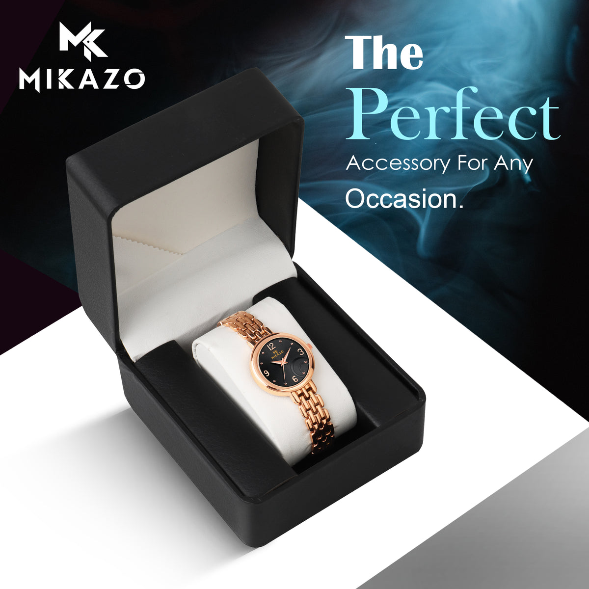 Copper Luxe Brilliance - Half Moon Black