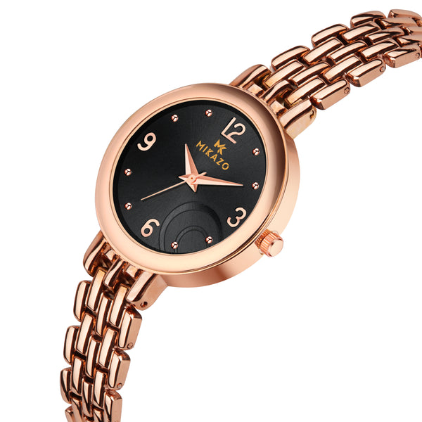 Copper Luxe Brilliance - Half Moon Black