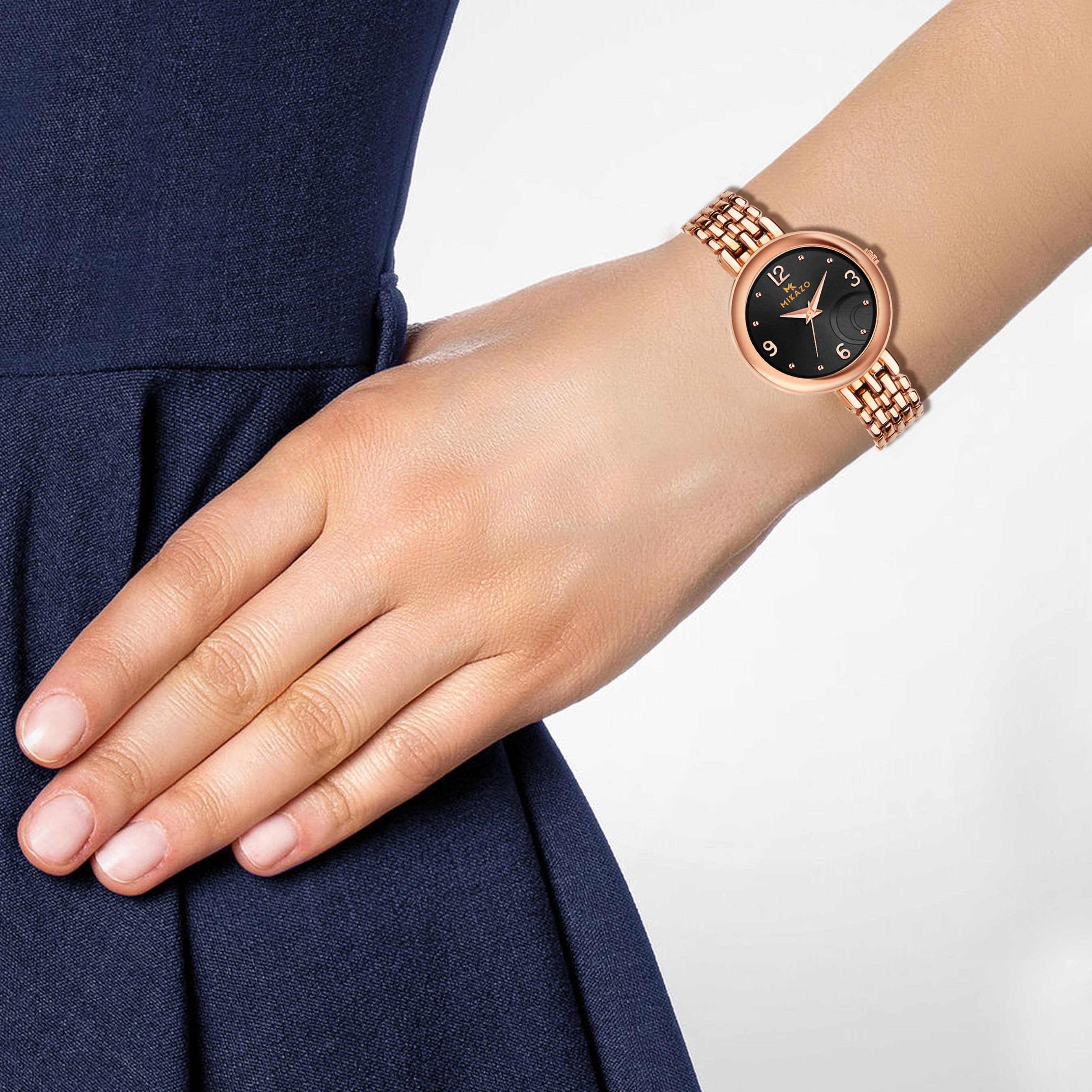 Copper Luxe Brilliance - Half Moon Black Secondary image