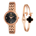 Copper Luxe Brilliance - Half Moon Black
