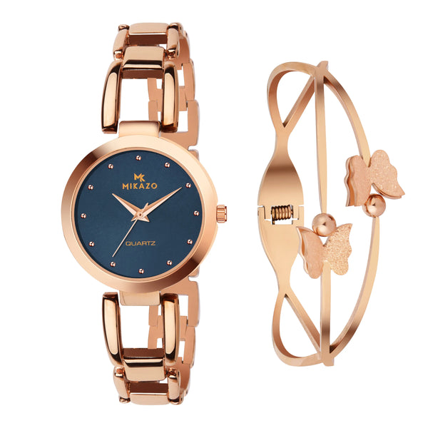 Soft Copper Gleam - Blue