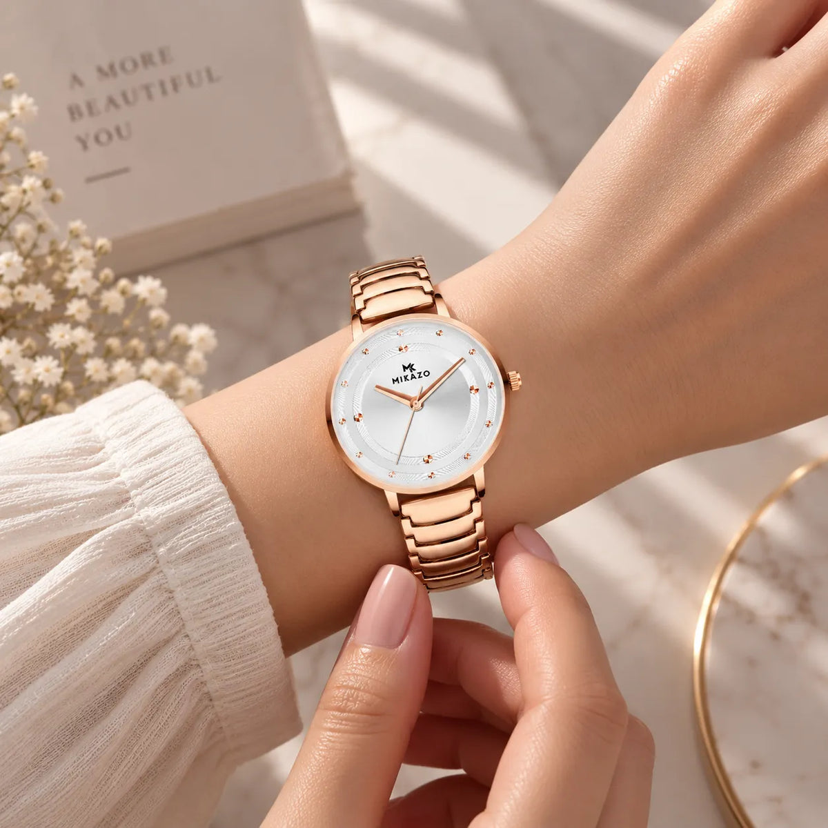 Rose Mirage - White Silver