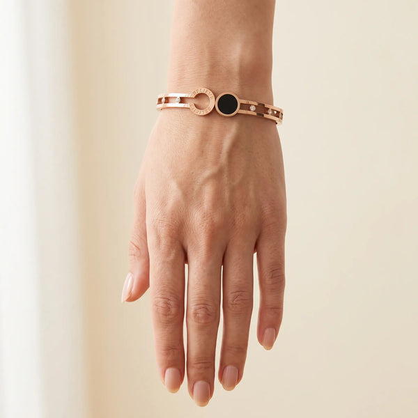 Celestial Orbit Rose Gold Bracelet