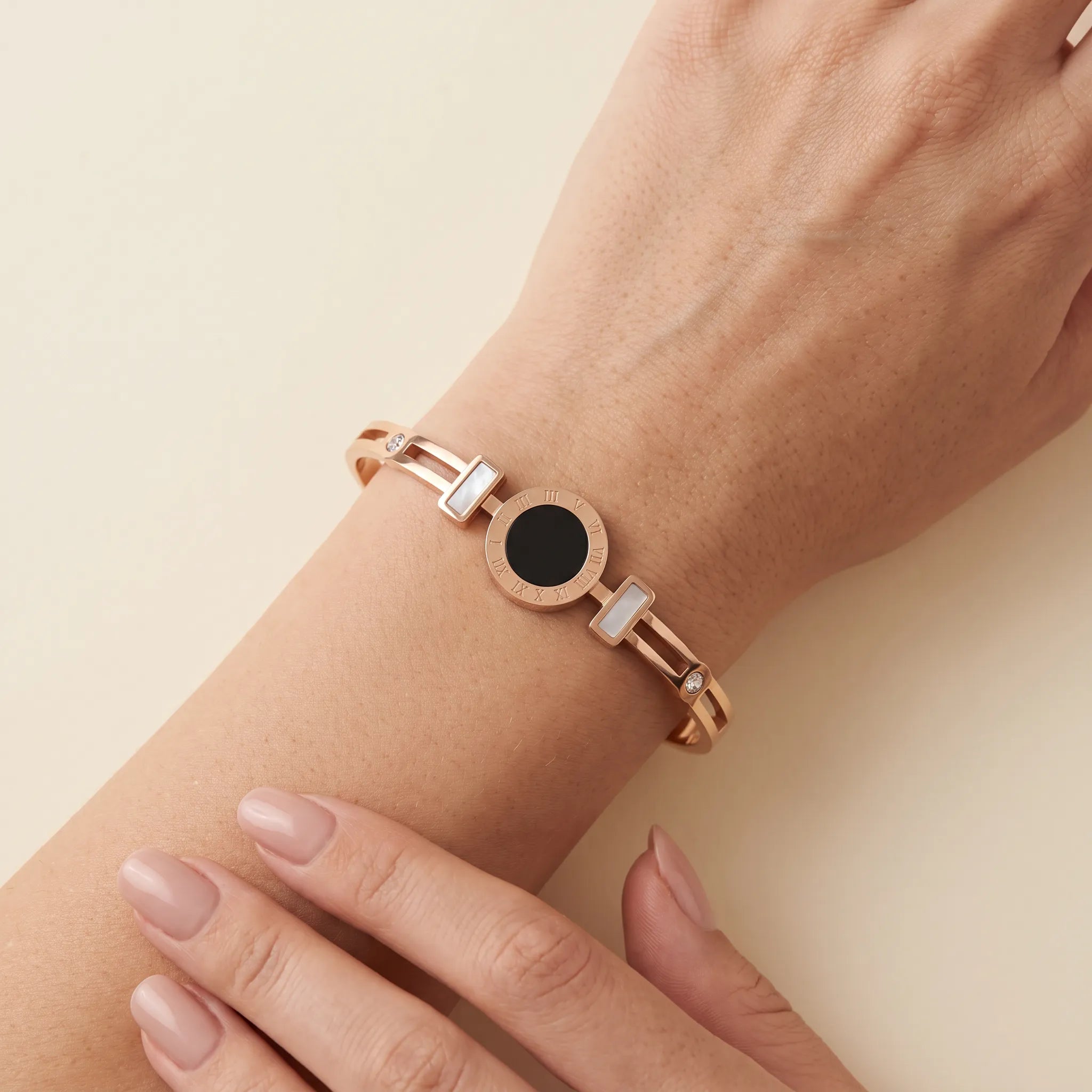 Roman Eclipse Rose Gold Bracelet Secondary image