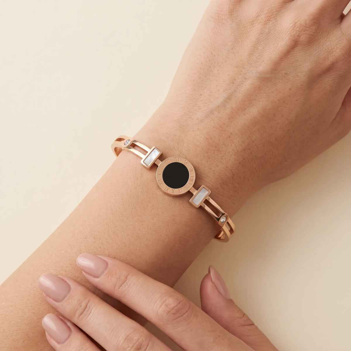 Roman Eclipse Rose Gold Bracelet