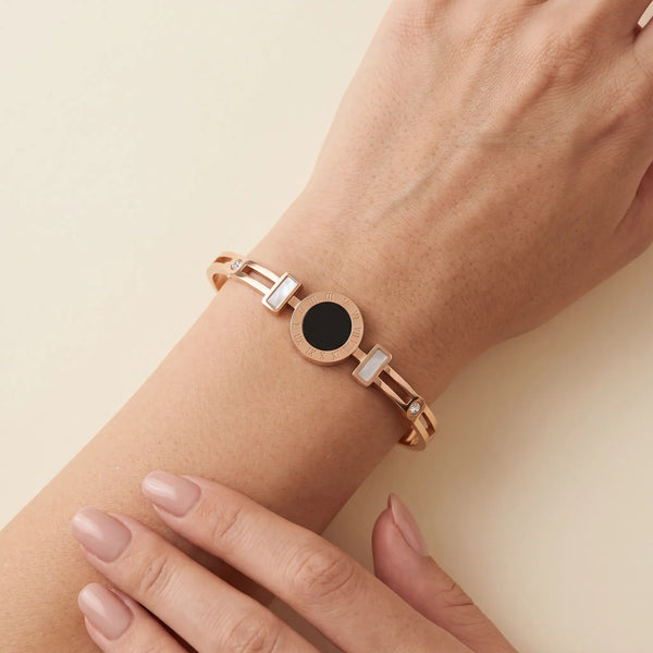 Roman Eclipse Rose Gold Bracelet